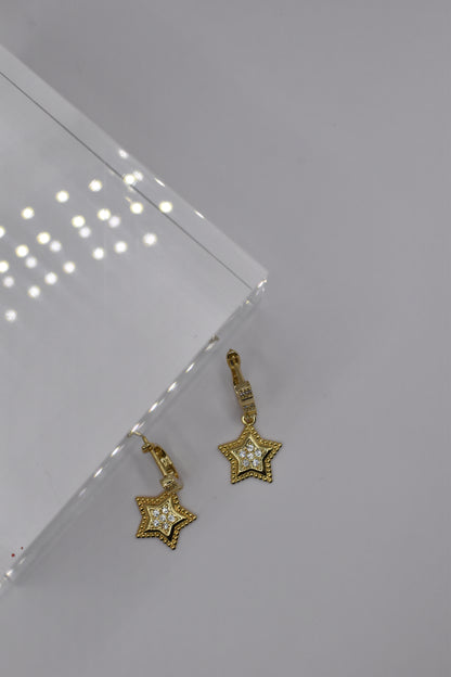 Christala Gold Earrings