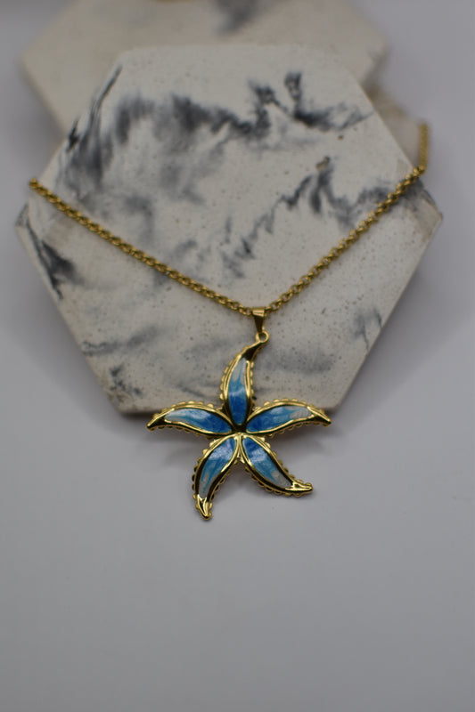 Blue Blossom Necklace