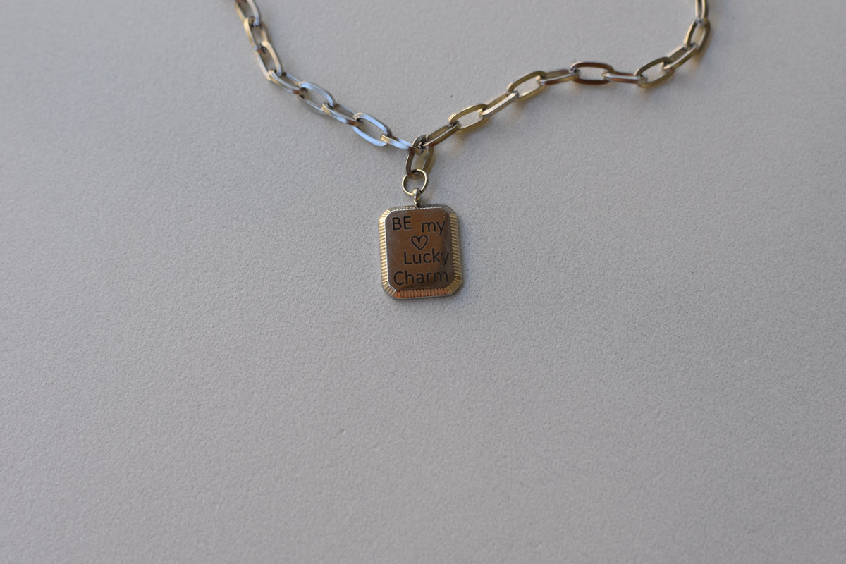 Lucky Silver Charm Necklace