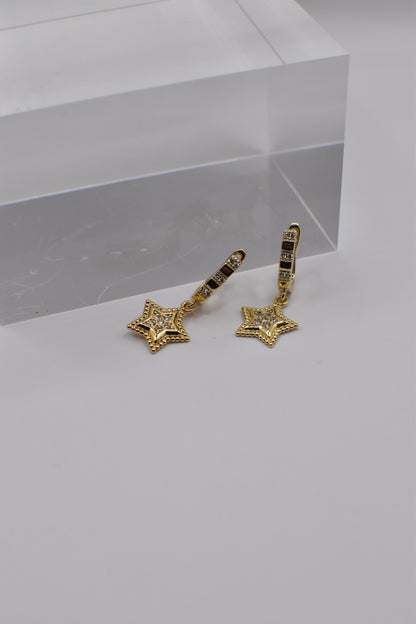 Christala Gold Earrings