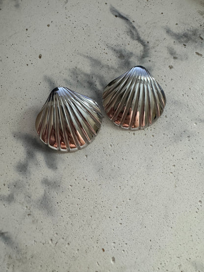 Silver Shell Earrings