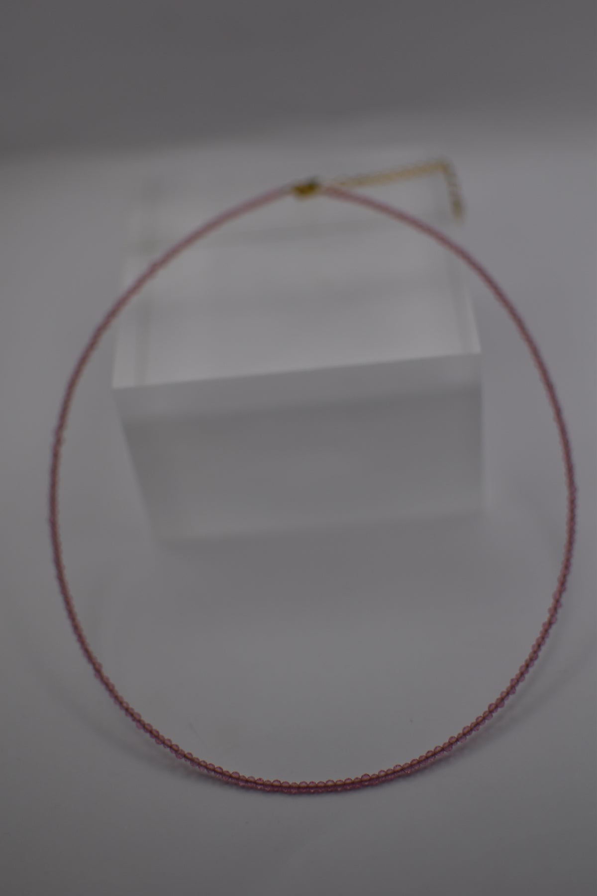 Pink Glass Necklace