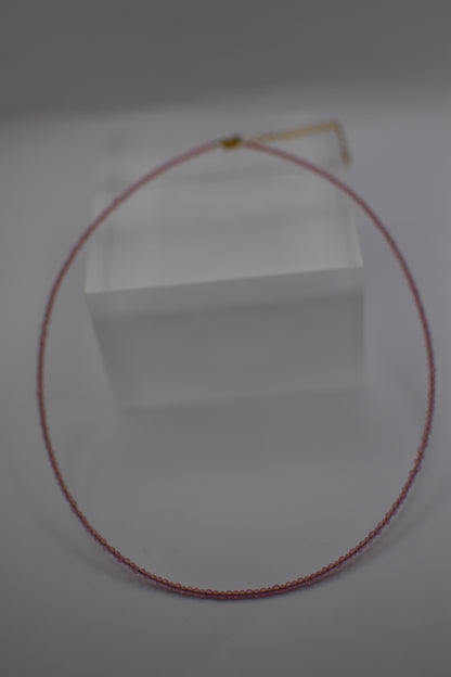 Pink Glass Necklace