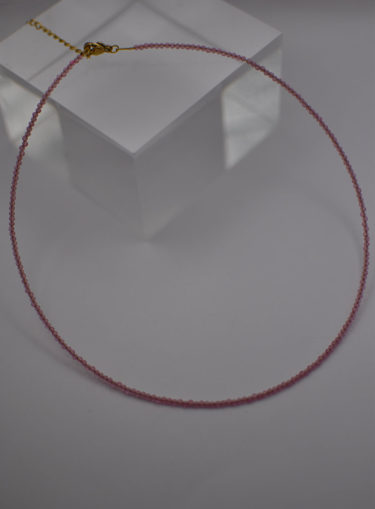 Pink Glass Necklace