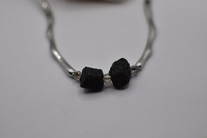 Volcanic Silver Necklace