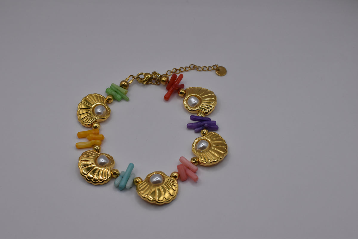 Colorful Shell Bracelet