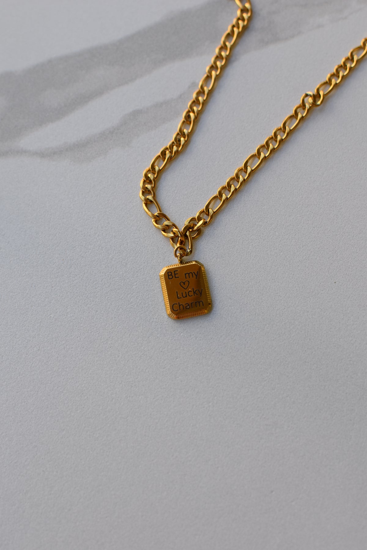 Lucky Gold Charm Necklace