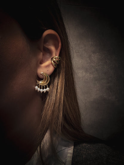 Classic three lines ear cuff