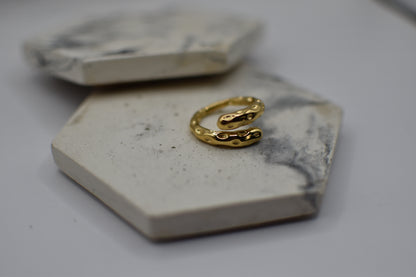 Gold Root Ring