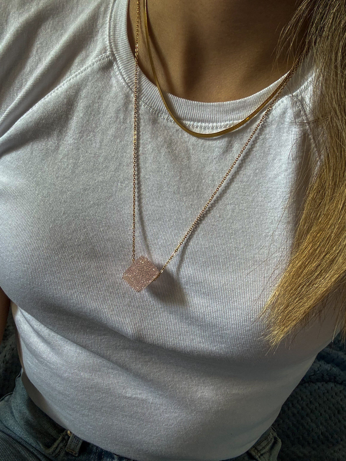 Marshmallow Gold chain