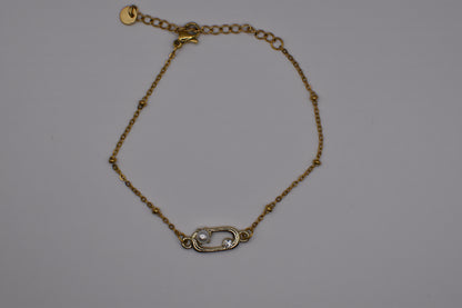 Gold Pin Bracelet