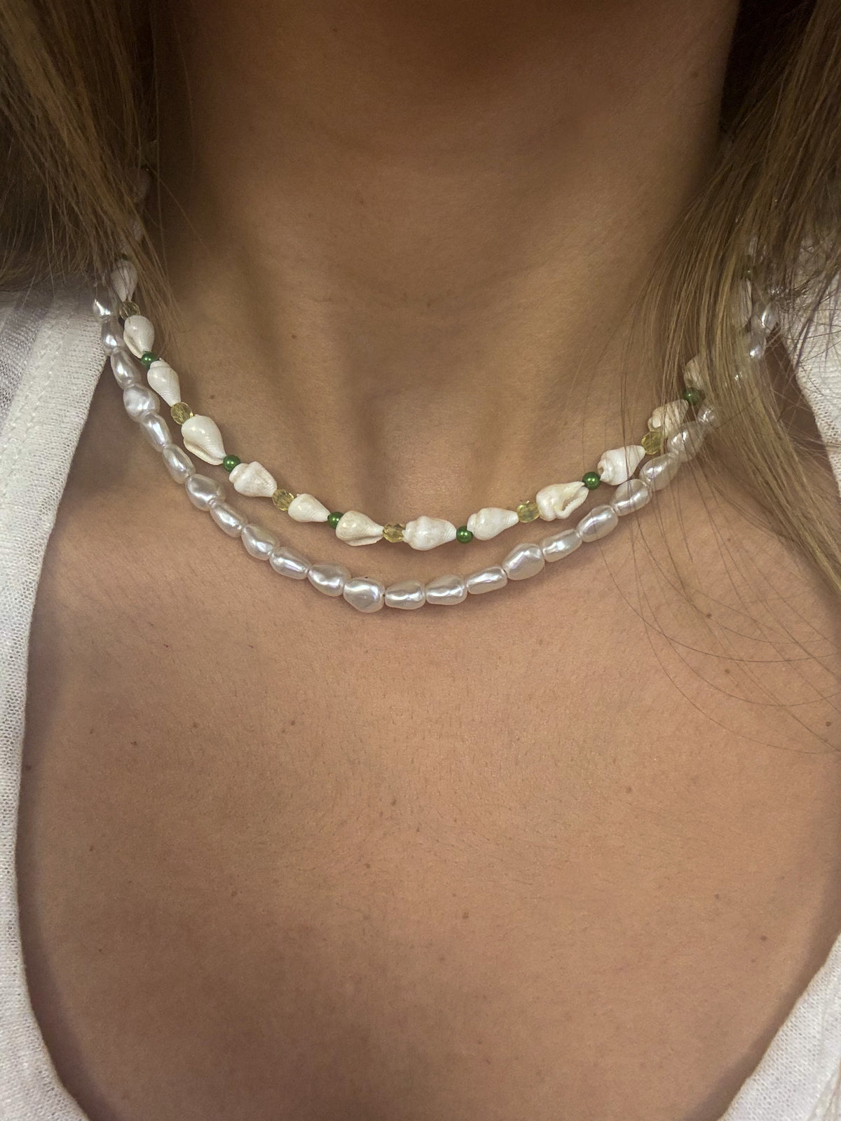 Green Shell Necklace