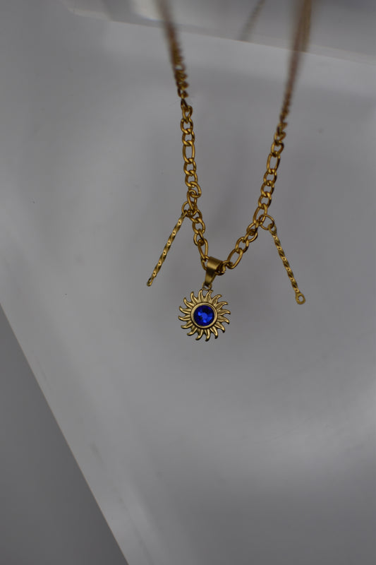 Azure Sun Necklace