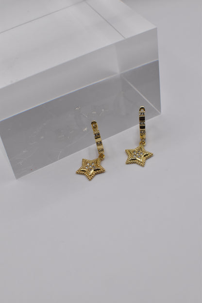 Christala Gold Earrings