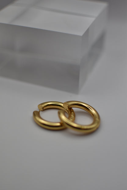Simple Gold Earrings