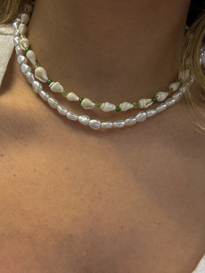 Green Shell Necklace