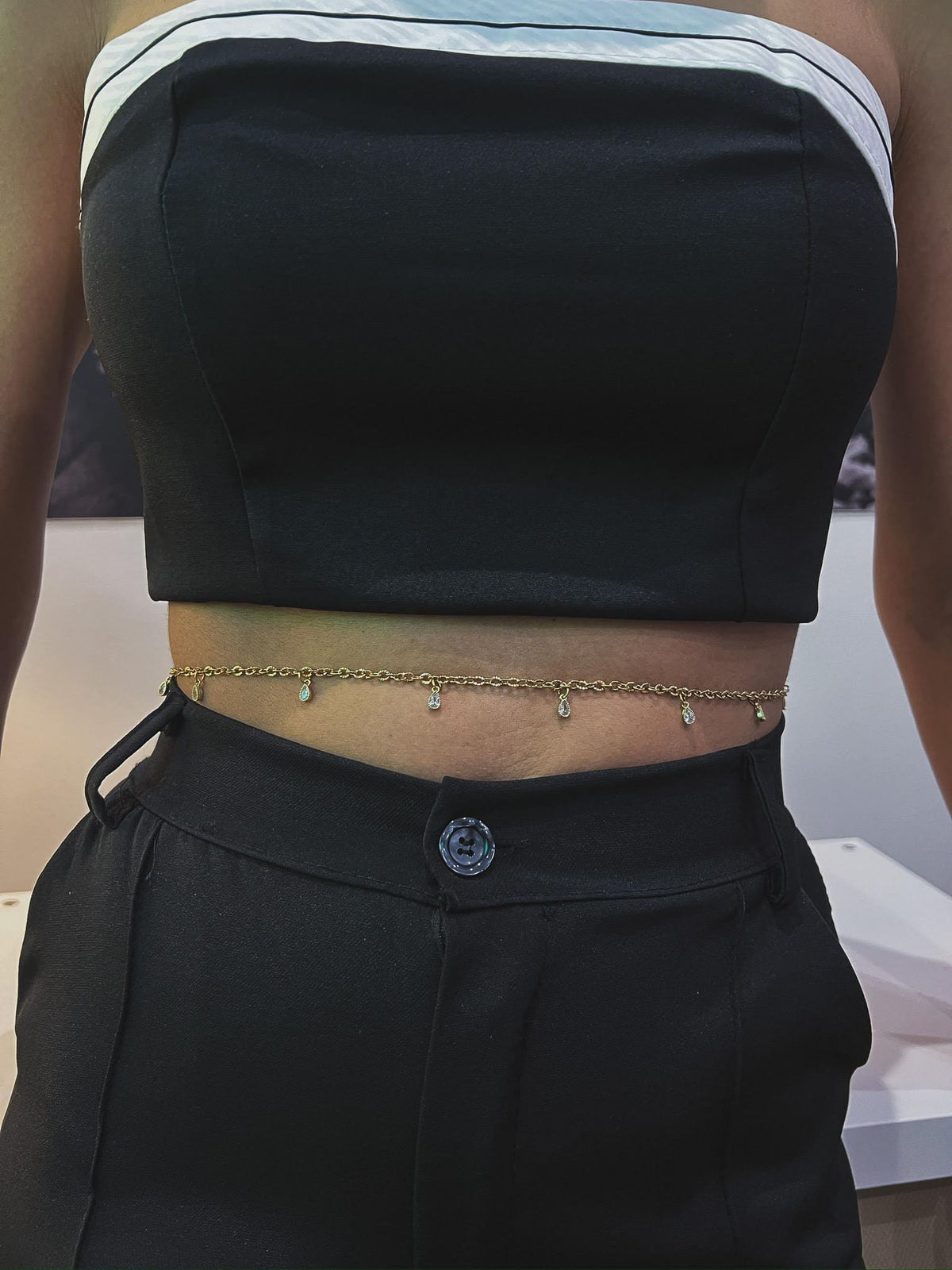 Drop Gold Belly Chain