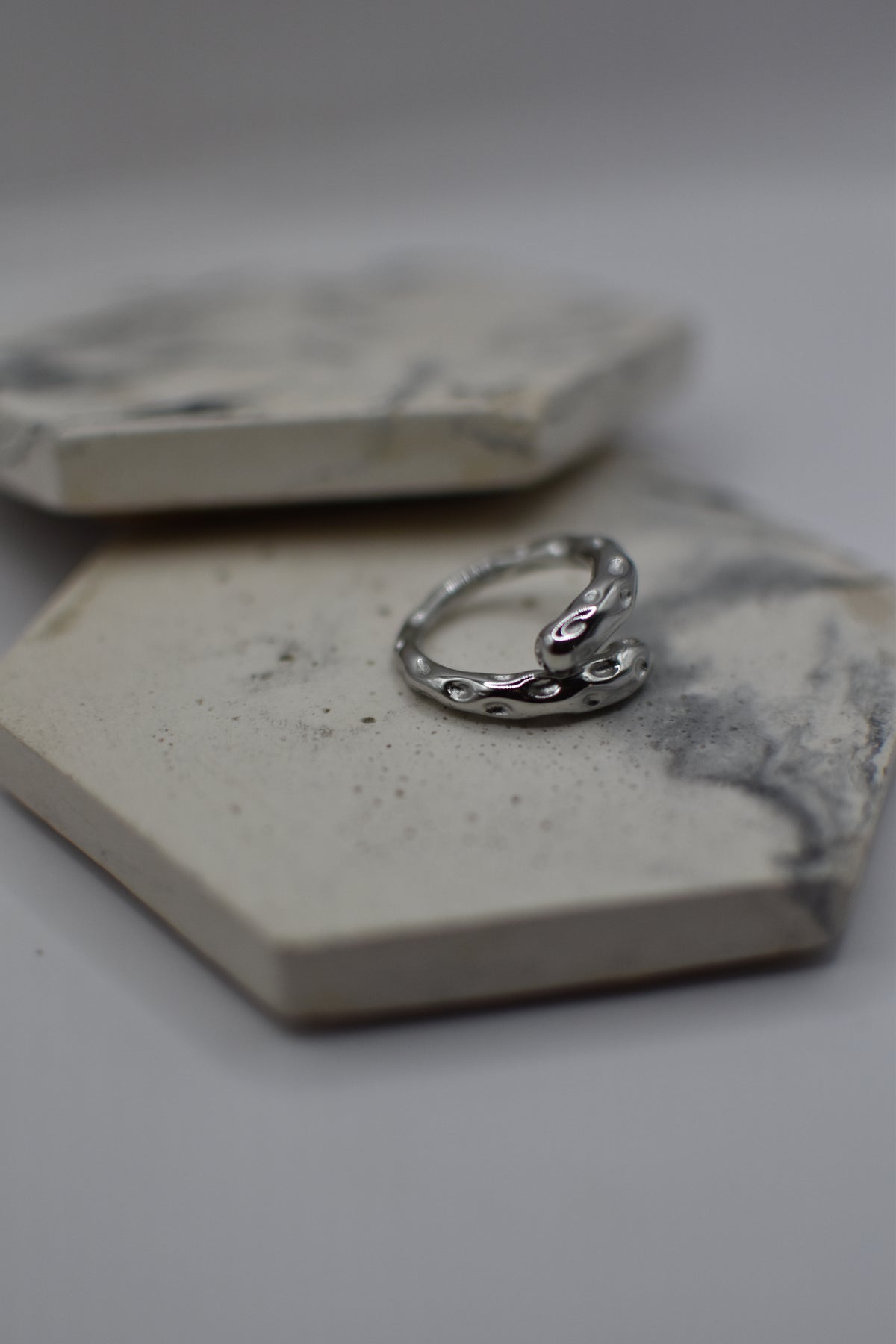 Silver Root Ring
