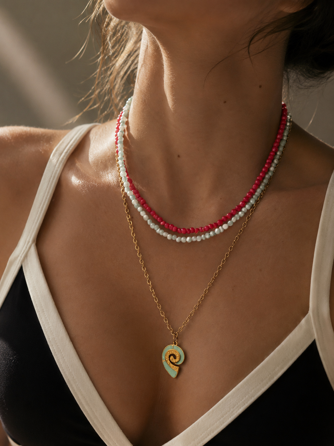Aphrodite Coral Necklace