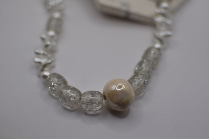 Crystal Pearl Necklace