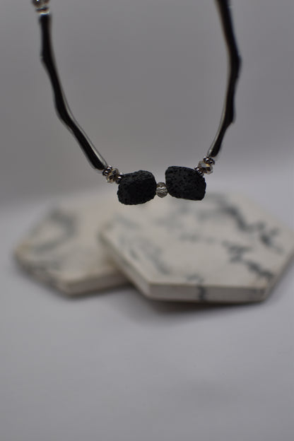 Volcanic Silver Necklace