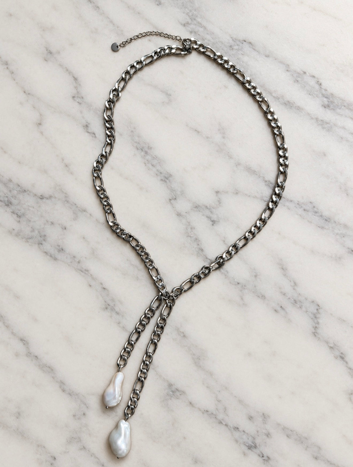 Silver Cascade Necklace