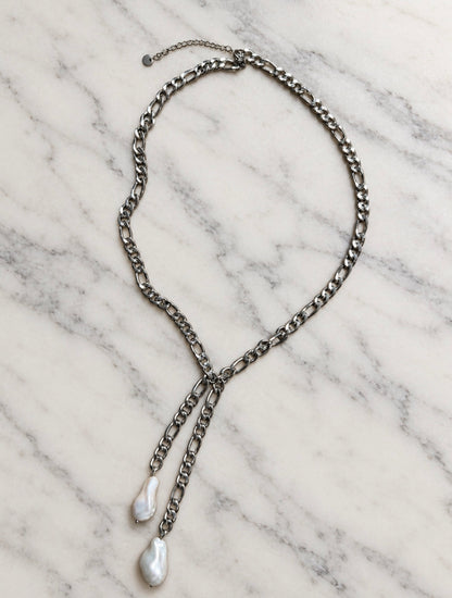 Silver Cascade Necklace