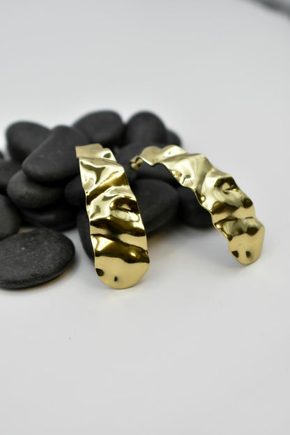 Gold Leaf Earrings