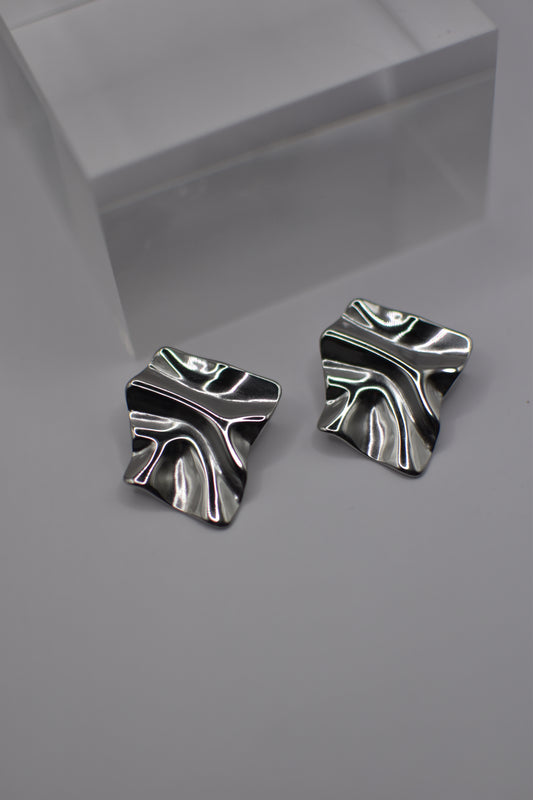 Lines Silver Earrings