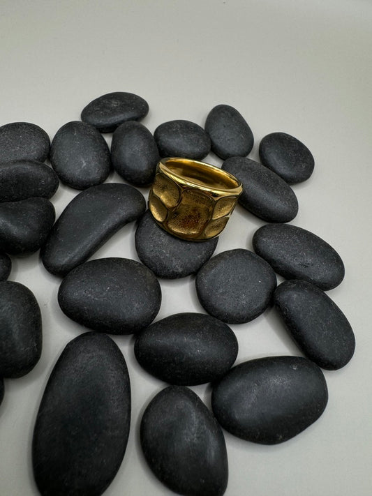 Hive Gold Ring